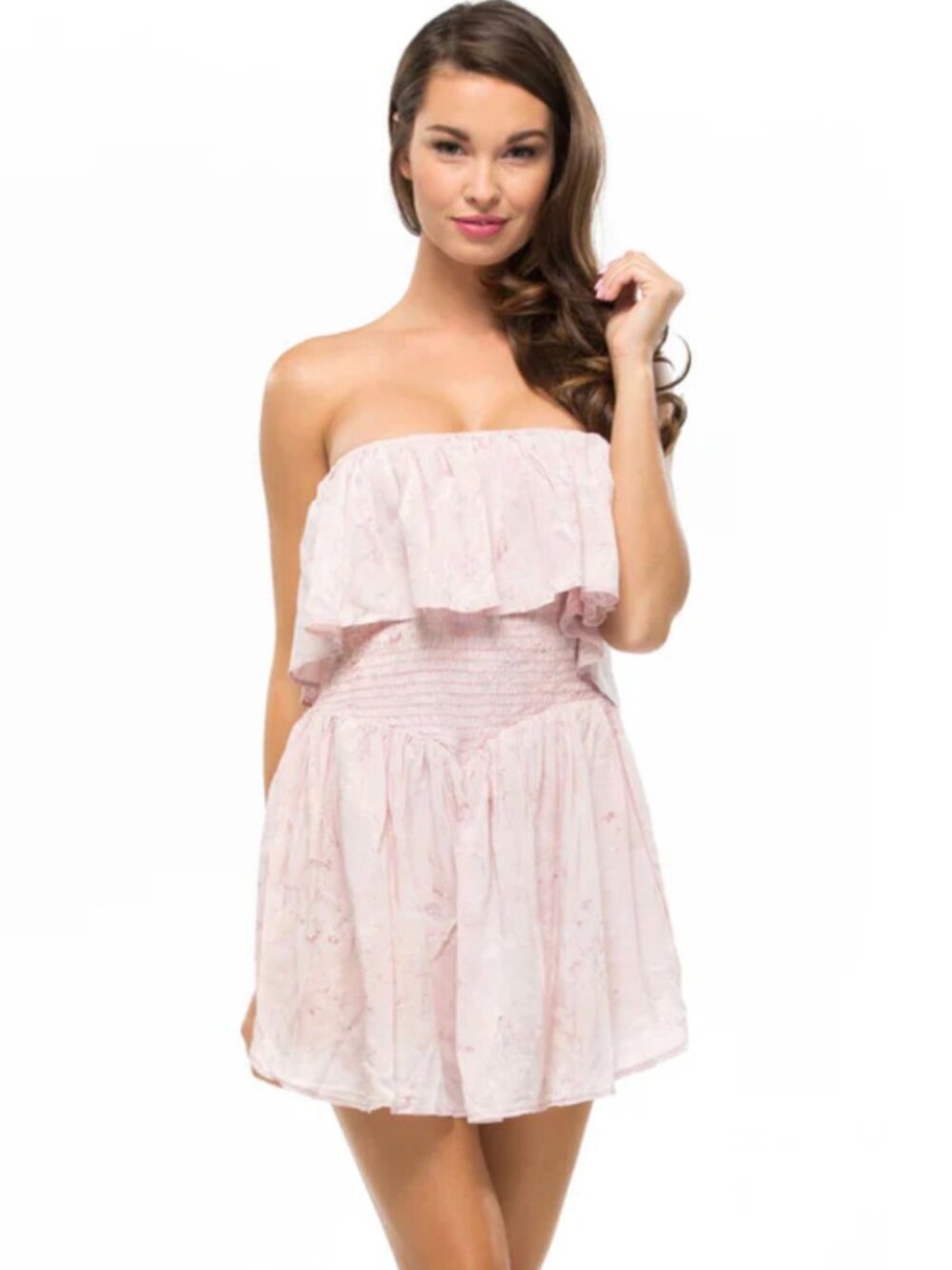 Brand New Blue Life Pink Festival Romper Size Small